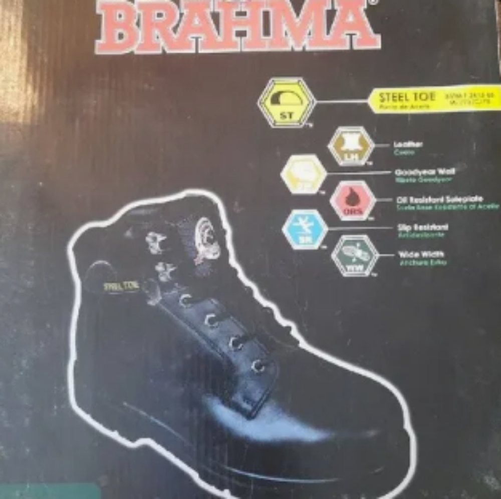 Steel toe Boots (brand new)